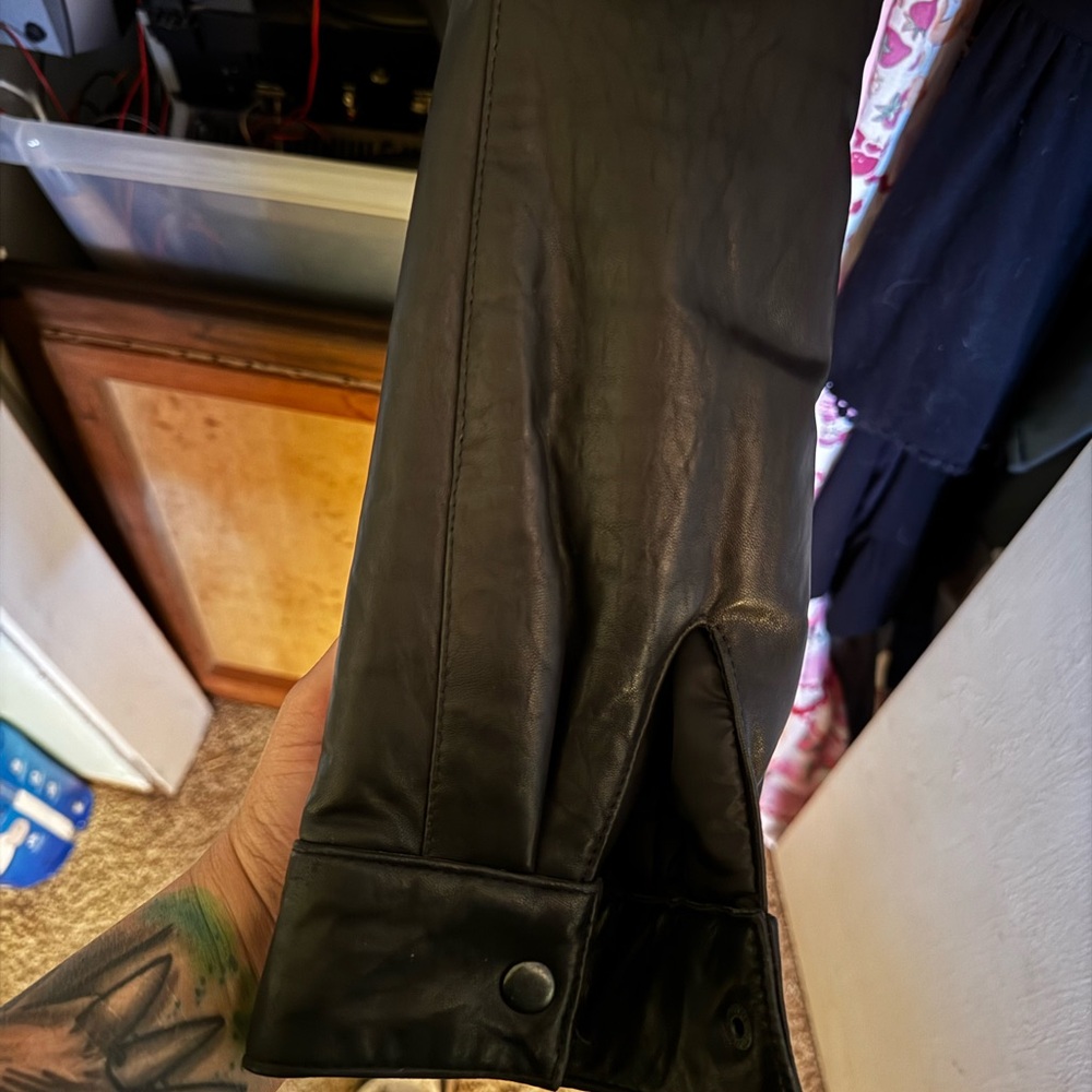 Men’s Vintage Neiman Marcus Leather Jacket - Picture 4 of 4